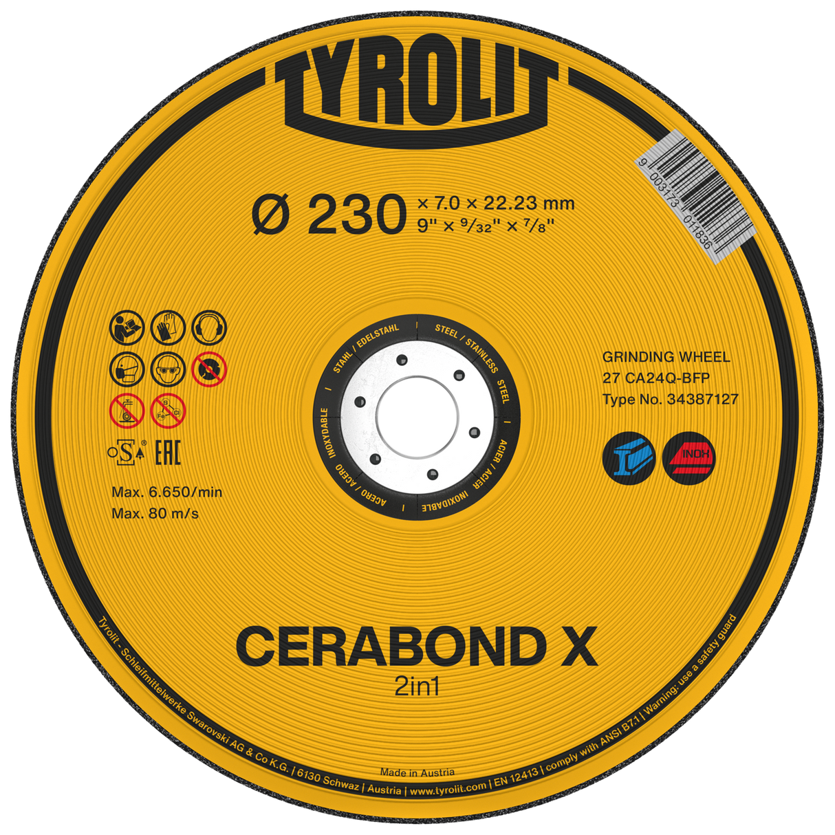 CERABOND X Schruppscheibe (5 Stück)